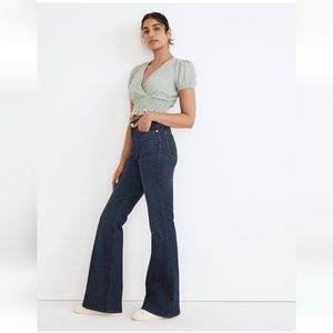 Madewell Perfect Vintage Flare Jean in Beaucourt wash, 27